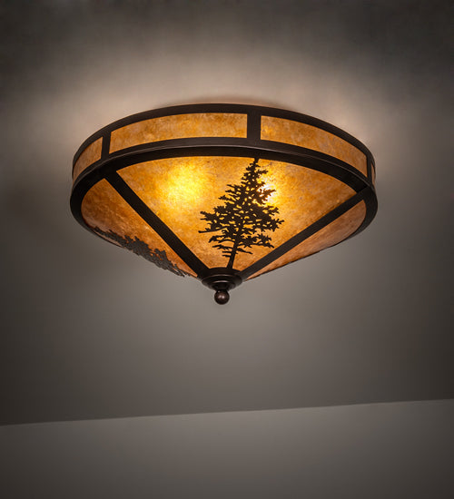 Meyda Tiffany Tamarack 217917 Ceiling Light - Mahogany Bronze