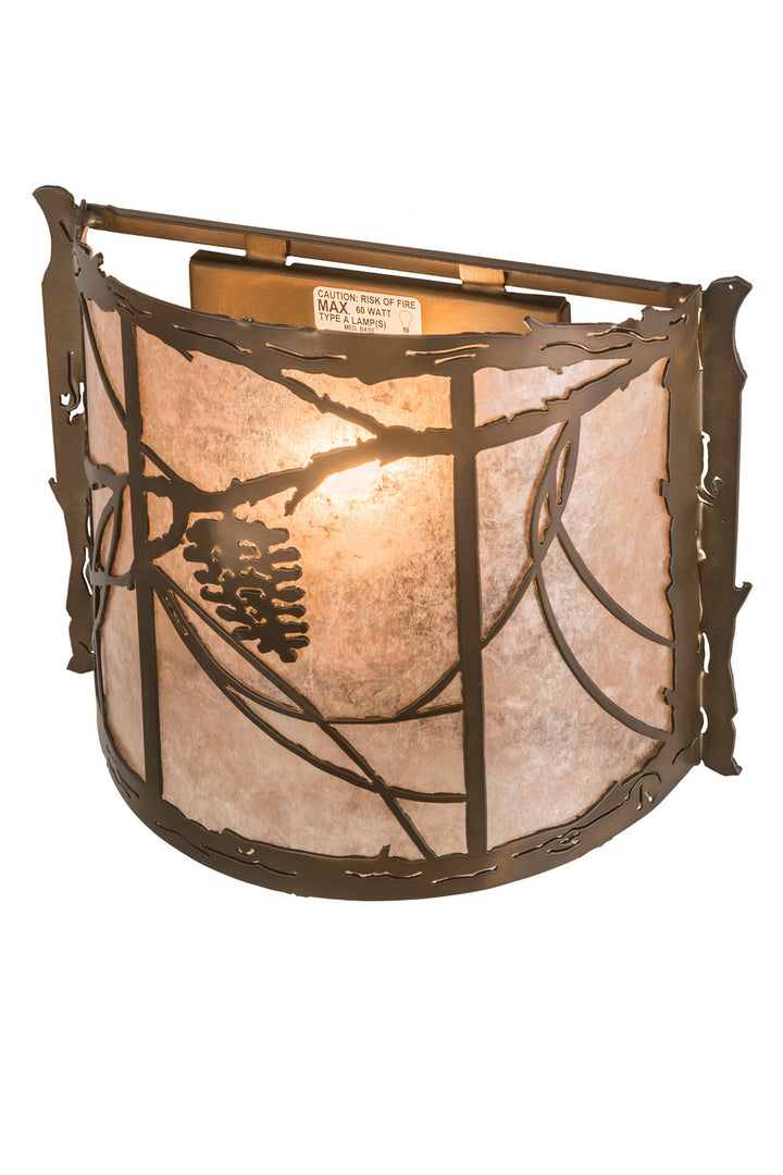 Meyda Tiffany Whispering Pines 98133 Wall Light - Antique Copper