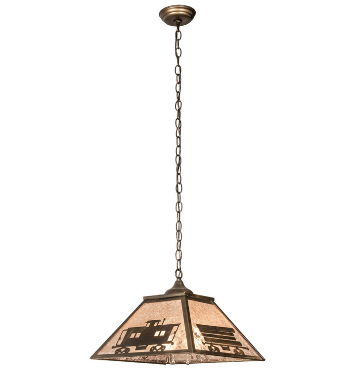 Meyda Tiffany Train 98688 Pendant Light - Antique Copper