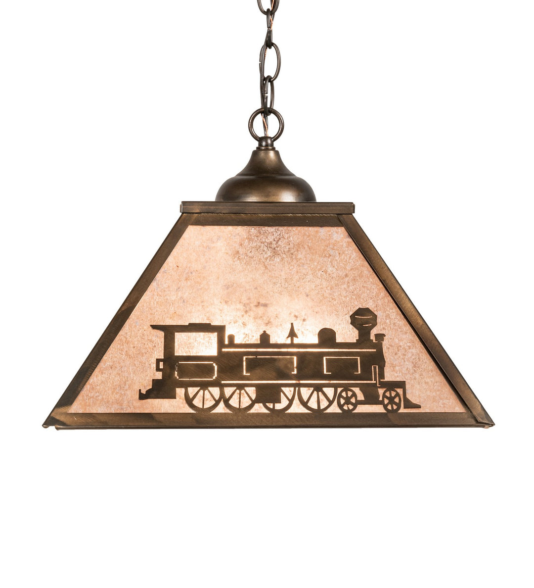 Meyda Tiffany Train 98688 Pendant Light - Antique Copper