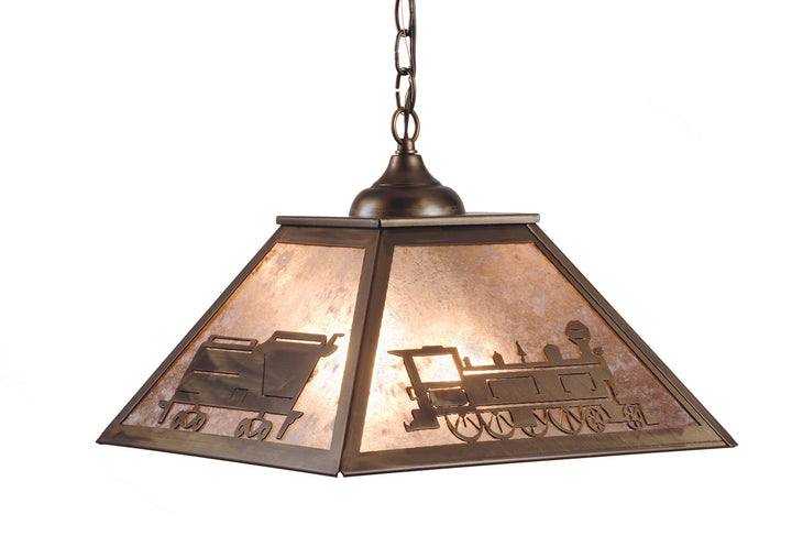 Meyda Tiffany Train 98688 Pendant Light - Antique Copper