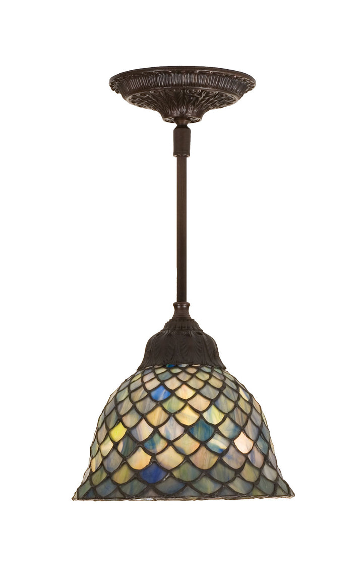 Meyda Tiffany Fishscale 98823 Pendant Light - Green/Blue