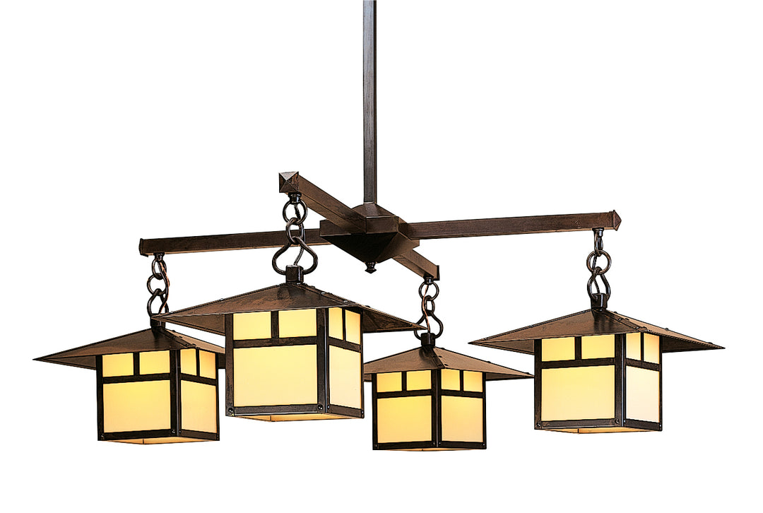 Arroyo Monterey MCH-12/4TCR-BZ Chandelier Light - Bronze
