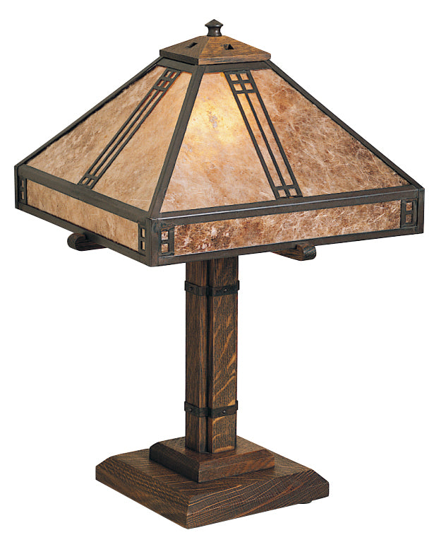 Arroyo Lighting PTL-12AM-BZ Prairie One Light Table Lamp Lamp Bronze / Dark