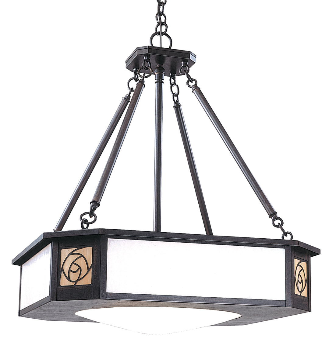 Arroyo Saint Clair SCCH-21GWC-BZ Pendant Light - Bronze