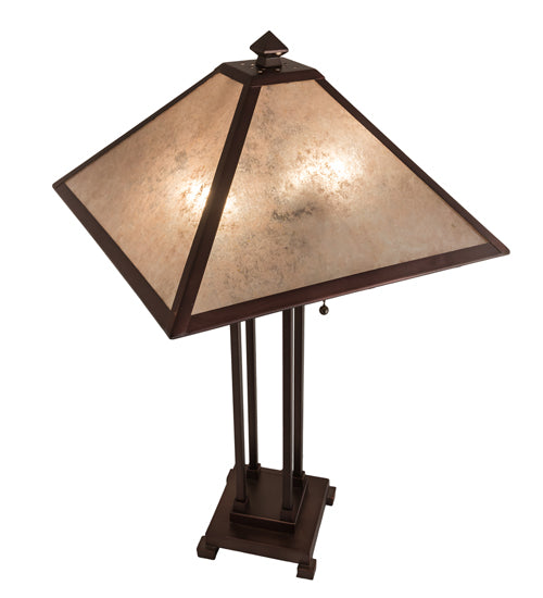 Meyda Tiffany Lighting 218345 Mission Two Light Table Lamp Lamp Bronze / Dark