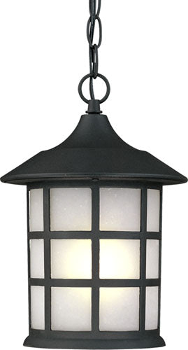 Artcraft Lighting AC8675BK York One Light Pendant Outdoor Black