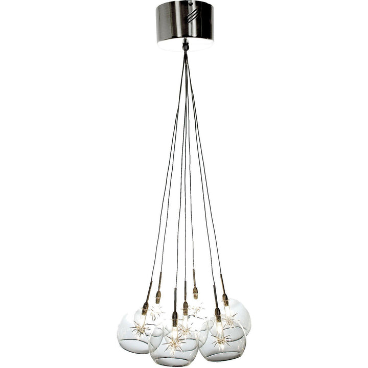 ET2 by Maxim Starburst E20114-24 Pendant Light - Satin Nickel