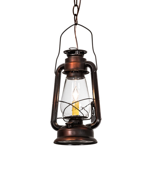 Meyda Tiffany Miners Lantern 218760 Pendant Light - Vintage Copper