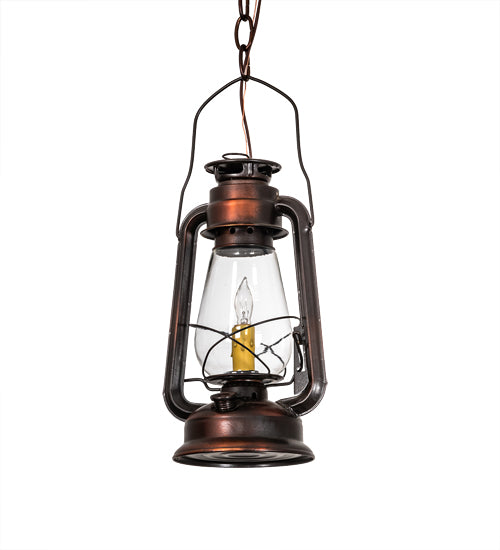 Meyda Tiffany Miners Lantern 218760 Pendant Light - Vintage Copper