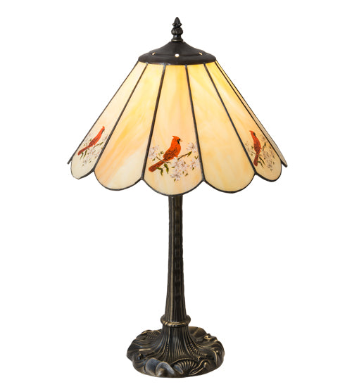 Meyda Tiffany Lighting 218825 Cardinal One Light Table Lamp Lamp Bronze / Dark