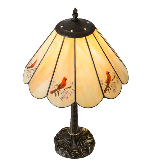Meyda Tiffany Lighting 218825 Cardinal One Light Table Lamp Lamp Bronze / Dark