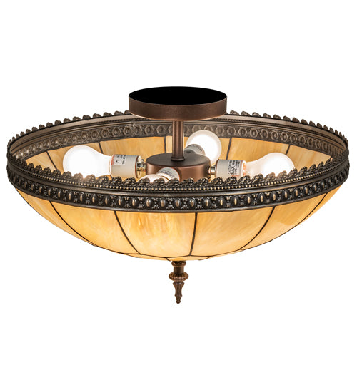 Meyda Tiffany Vincent 219230 Ceiling Light - Mahogany Bronze