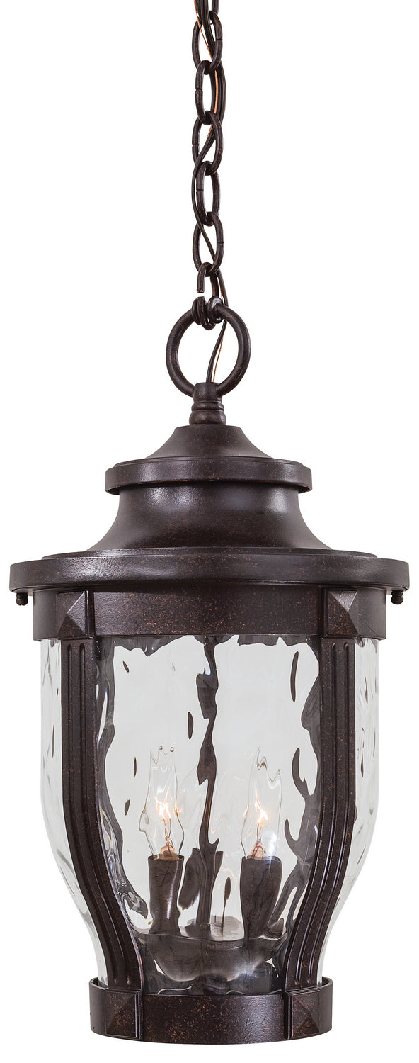 Minka-Lavery Lighting 8764-166 Merrimack Three Light Chain Hung Outdoor Bronze / Dark