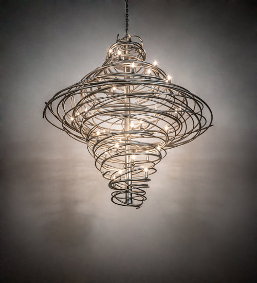 Meyda Tiffany Cyclone 219352 Chandelier Light - Steel
