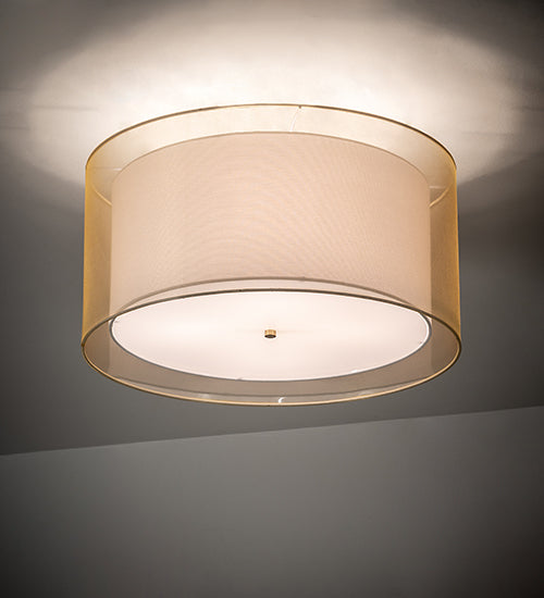 Meyda Tiffany Cilindro 219363 Ceiling Light - Antique Brass