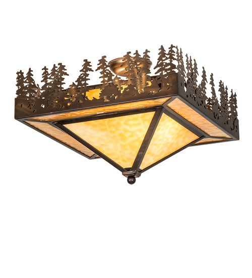 Meyda Tiffany Pine Lake 219381 Ceiling Light - Antique Copper
