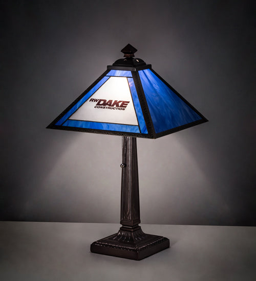 Meyda Tiffany Lighting 219517 Personalized One Light Table Lamp Lamp Bronze / Dark
