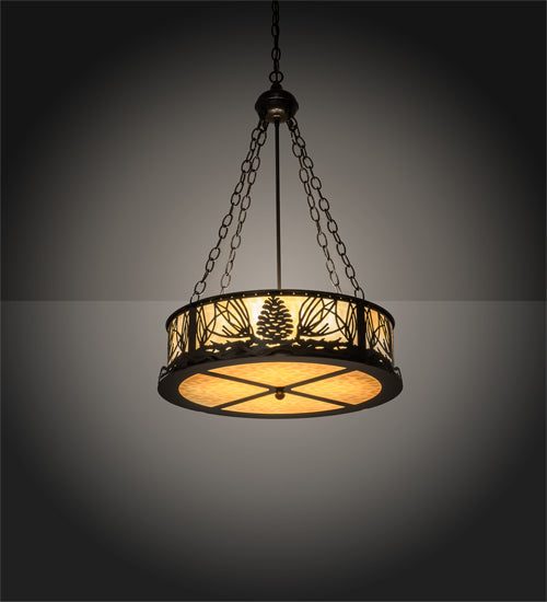 Meyda Tiffany Mountain Pine 219545 Pendant Light - Timeless Bronze