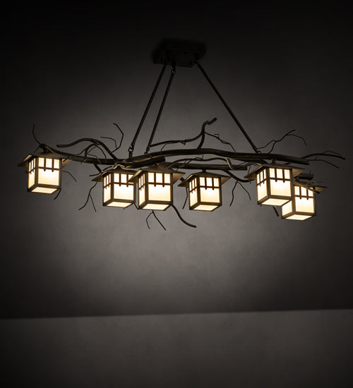 Meyda Tiffany Winter Solstice 219670 Chandelier Light - Oil Rubbed Bronze
