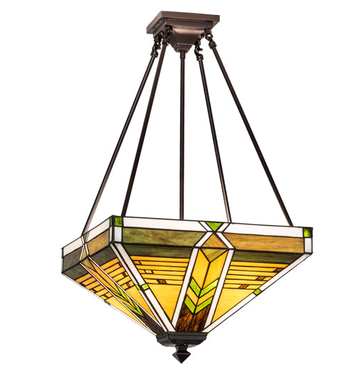 Meyda Tiffany Abilene 220187 Ceiling Light - Mahogany Bronze