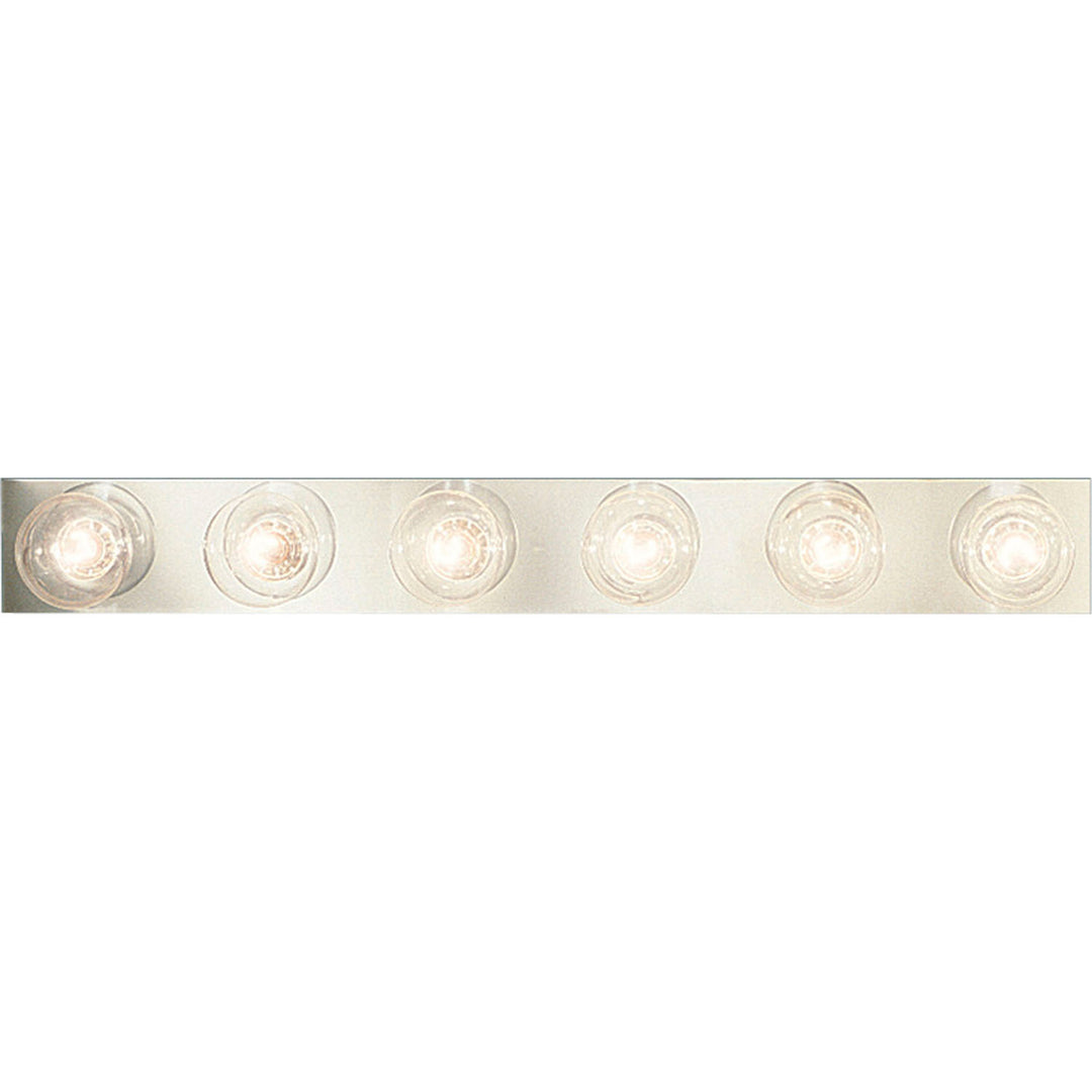Progress Lighting P3299-15 Broadway-Deluxe Six Light Bath Vanity Utility Light Chrome