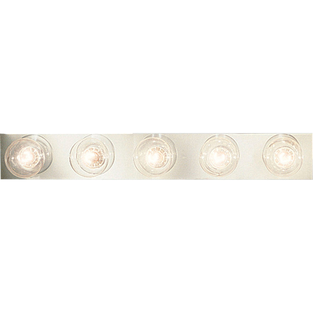 Progress Lighting P3335-15 Broadway-Deluxe Five Light Bath Bracket Utility Light Chrome