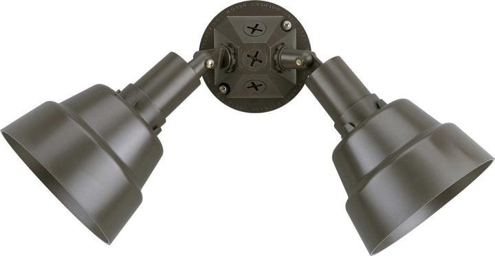 Progress Lighting P5212-20 Par Lampholder Two Light Adjustable Swivel Flood Light Outdoor Bronze / Dark