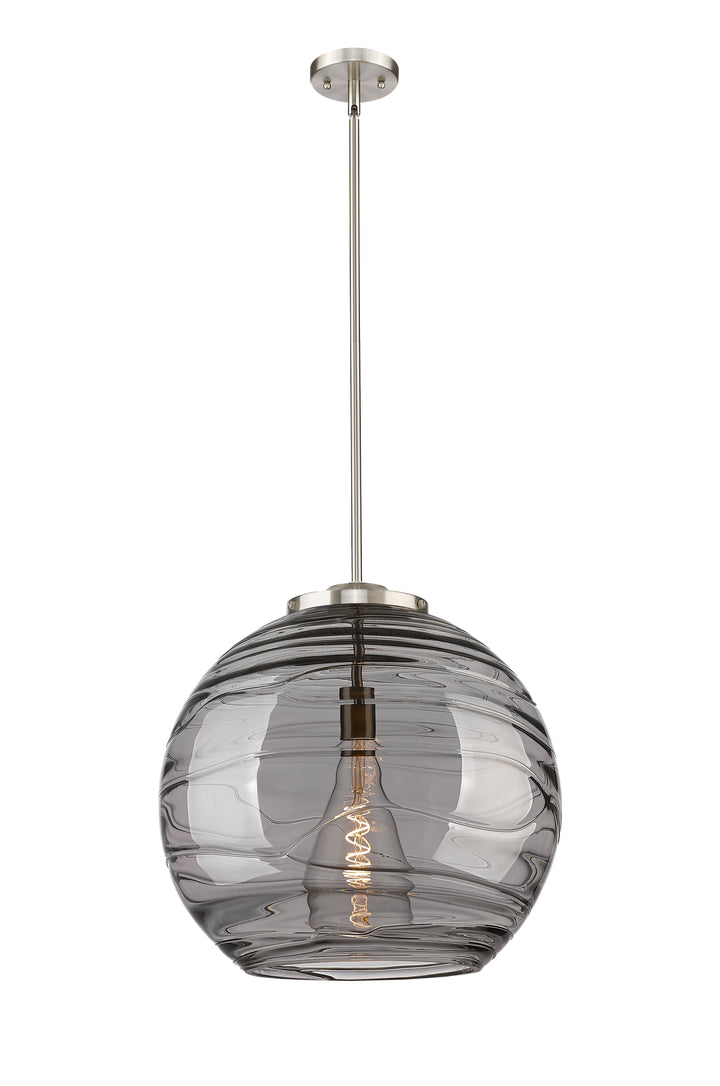 Innovations Ballston 221-1S-SN-G1213-18SM Pendant Light - Brushed Satin Nickel