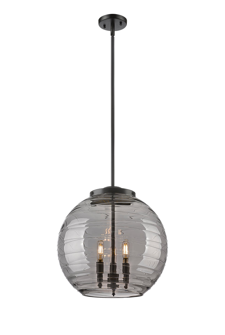 Innovations Ballston 221-3S-BK-G1213-16SM Pendant Light - Matte Black