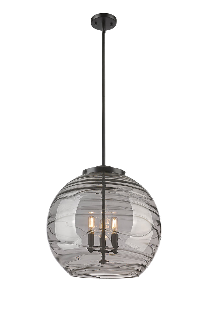Innovations Ballston 221-3S-BK-G1213-18SM Pendant Light - Matte Black