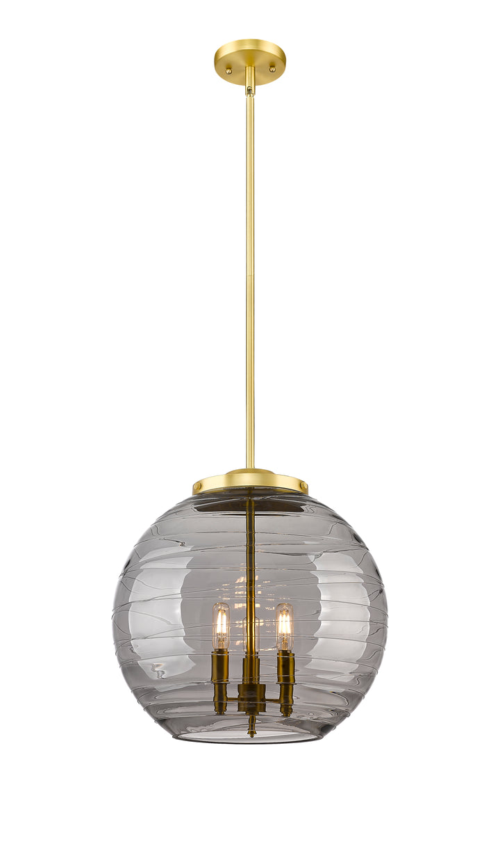 Innovations Ballston 221-3S-SG-G1213-16SM Pendant Light - Satin Gold