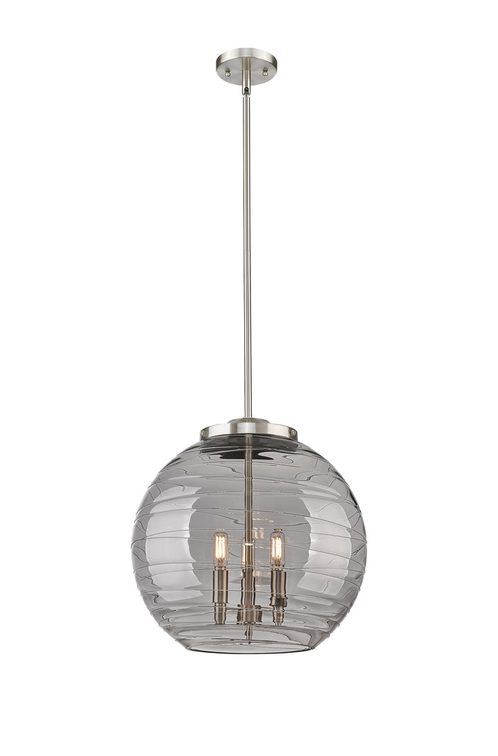 Innovations Ballston 221-3S-SN-G1213-16SM Pendant Light - Brushed Satin Nickel