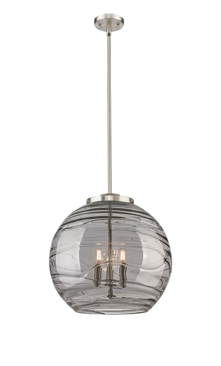 Innovations Ballston 221-3S-SN-G1213-18SM Pendant Light - Brushed Satin Nickel