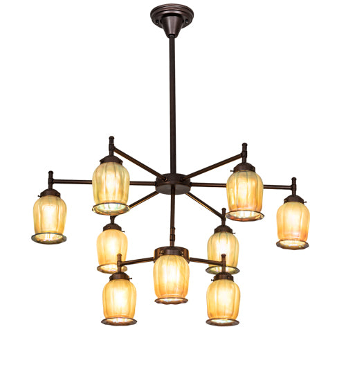 Meyda Tiffany Revival 221336 Chandelier Light - Mahogany Bronze