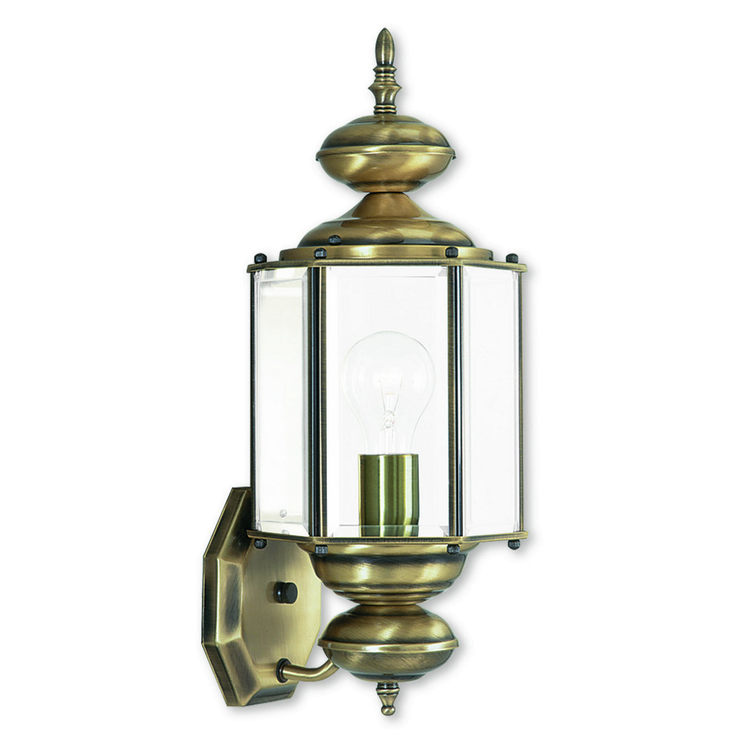 Livex Lighting 2006-01  Outdoor Basics Outdoor Antique Brass