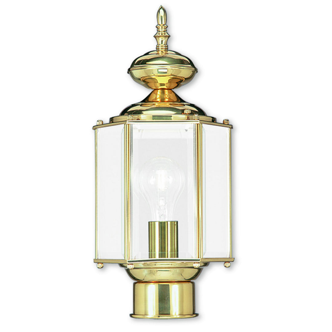 Livex Lighting 2117-02  Outdoor Basics Outdoor Polished Brass