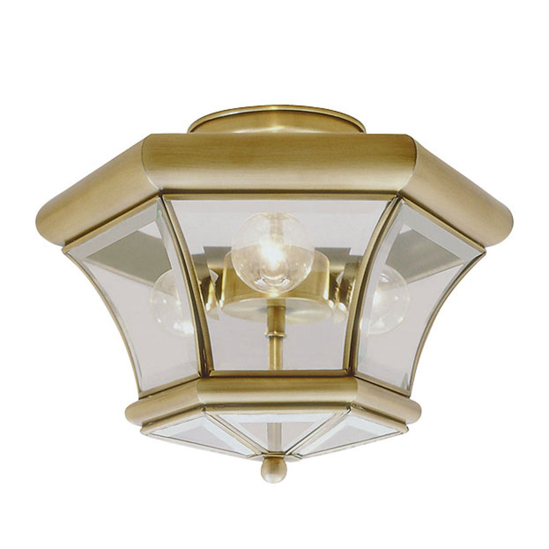 Livex Monterey 4083-01 Ceiling Light - Antique Brass