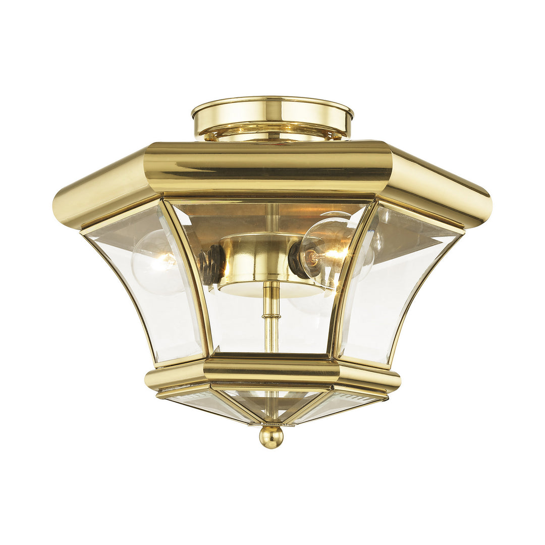 Livex Monterey 4083-02 Ceiling Light - Polished Brass