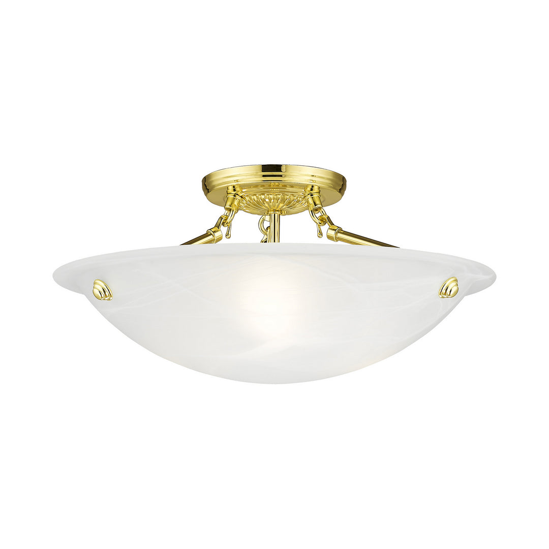 Livex Oasis 4273-02 Ceiling Light - Polished Brass