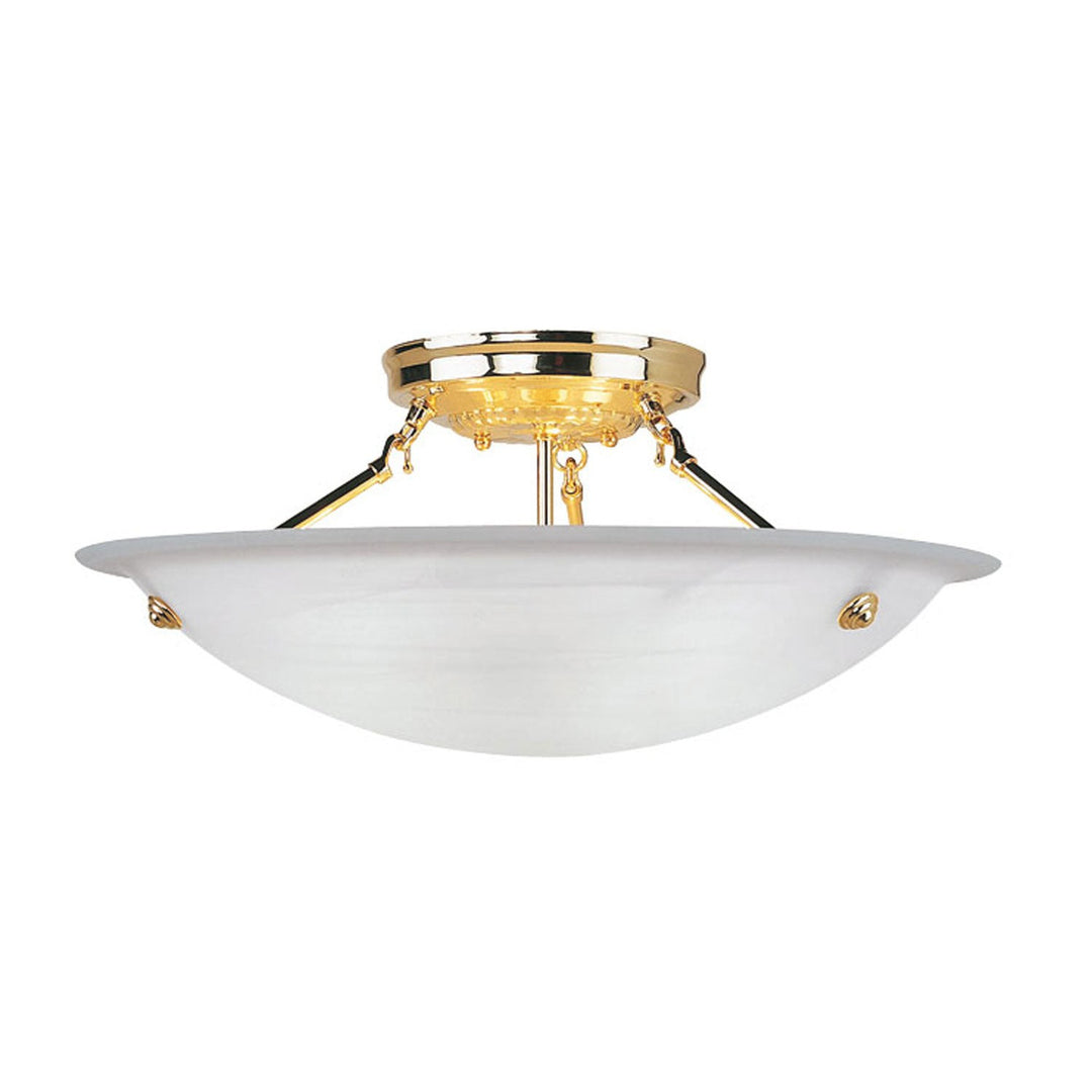 Livex Oasis 4274-02 Ceiling Light - Polished Brass