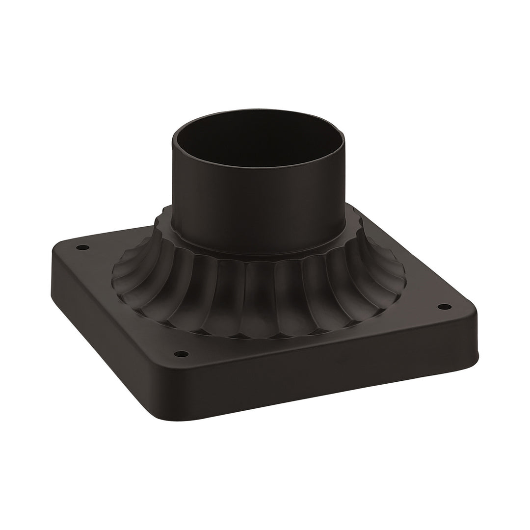 Livex Lighting 7507-07  Outdoor Pier Mount Adapters Outdoor Bronze