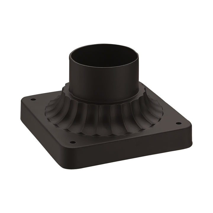 Livex Lighting 7507-07  Outdoor Pier Mount Adapters Outdoor Bronze