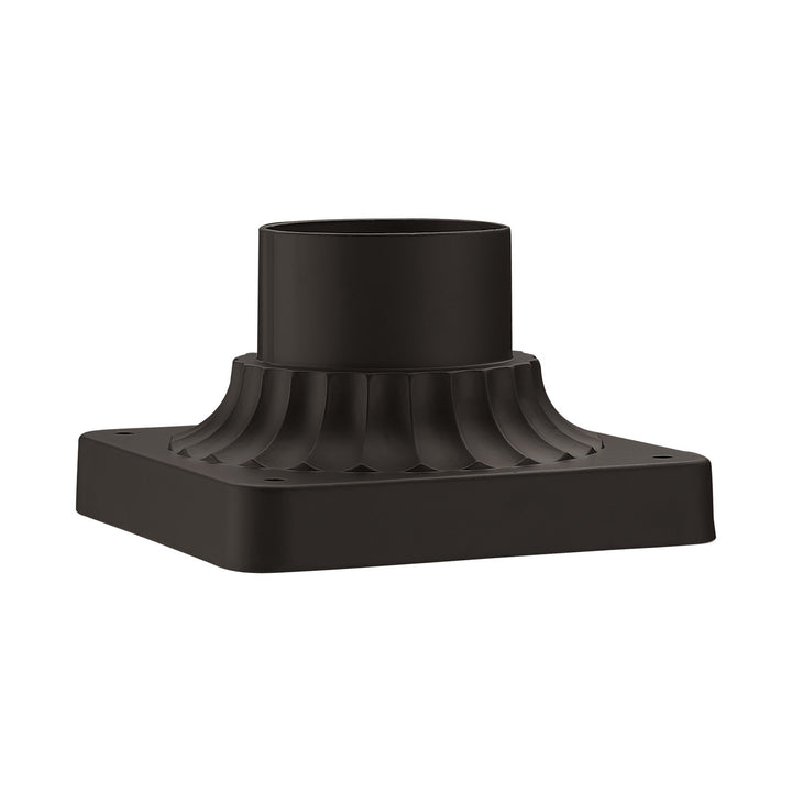 Livex Lighting 7507-07  Outdoor Pier Mount Adapters Outdoor Bronze