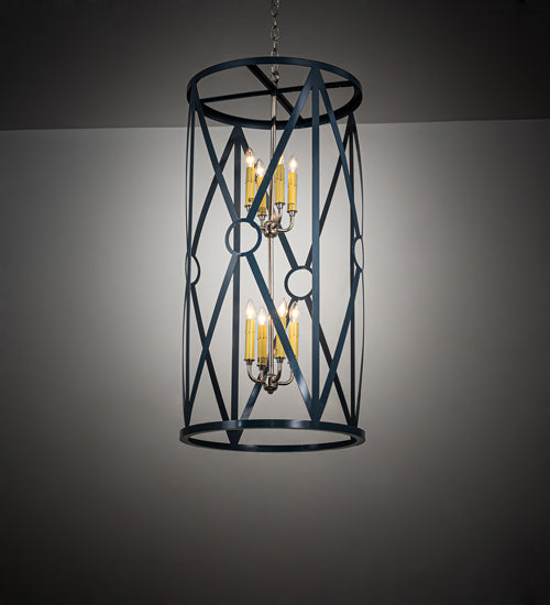 Meyda Tiffany Penelope 221843 Pendant Light - Custom, Polished Nickel