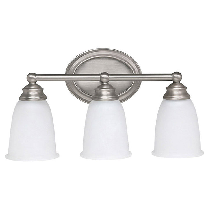 Capital Louis 1083MN-132 Bath Vanity Light 17 in. wide - Matte Nickel