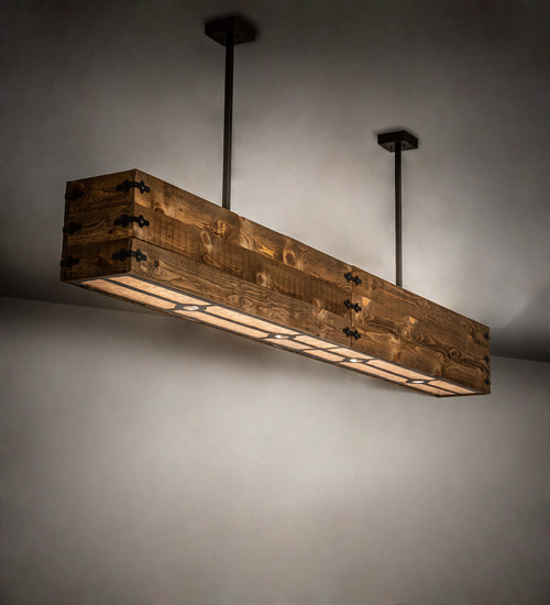 Meyda Tiffany Reclamare 223626 Pendant Light - Natural Wood, Oil Rubbed Bronze