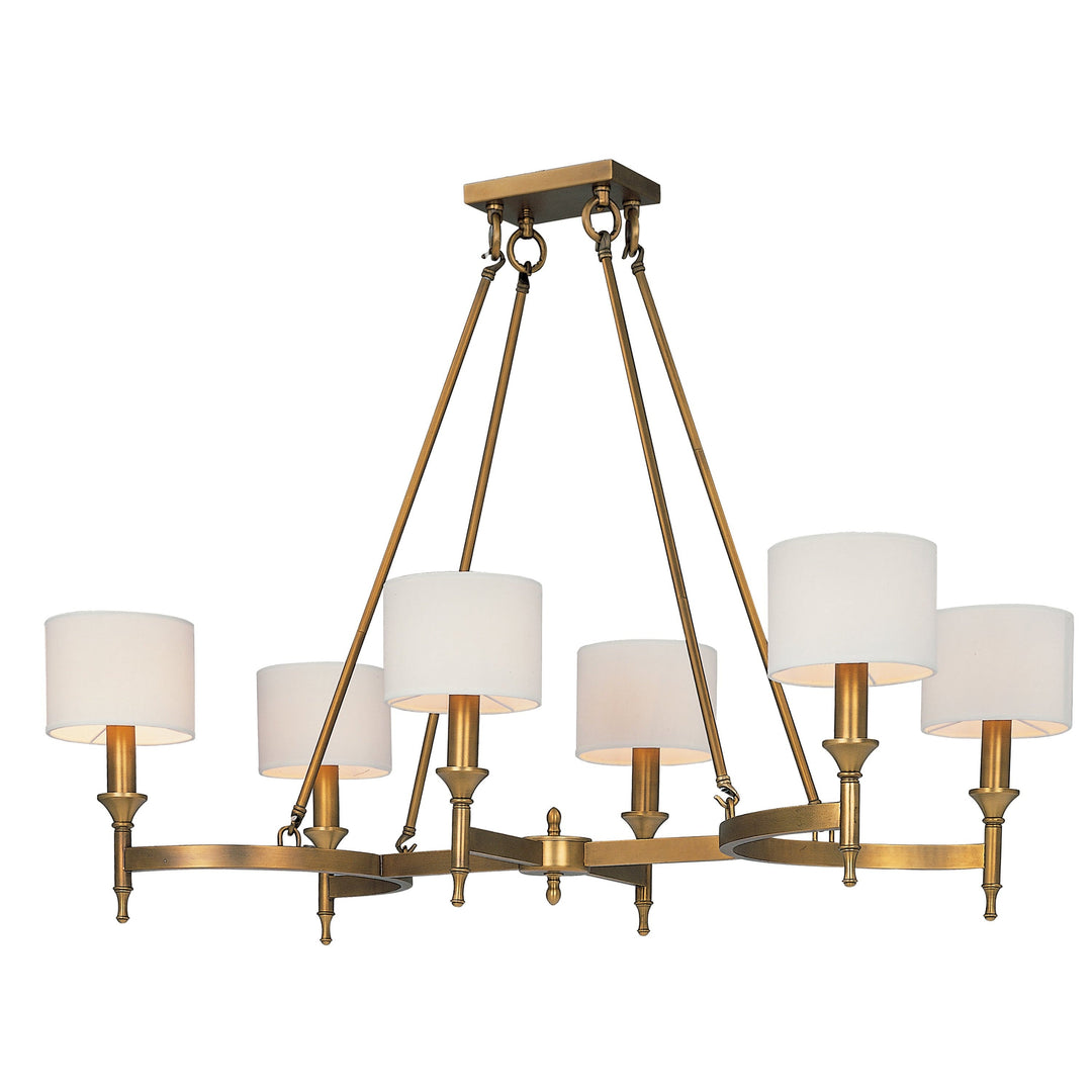 Maxim Fairmont 22376OMNAB Pendant Light - Natural Aged Brass