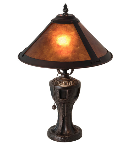 Meyda Tiffany Lighting 224098 Sutter One Light Table Lamp Lamp Bronze / Dark