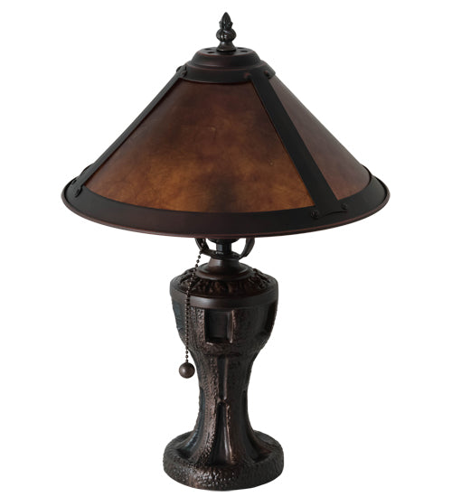 Meyda Tiffany Lighting 224098 Sutter One Light Table Lamp Lamp Bronze / Dark
